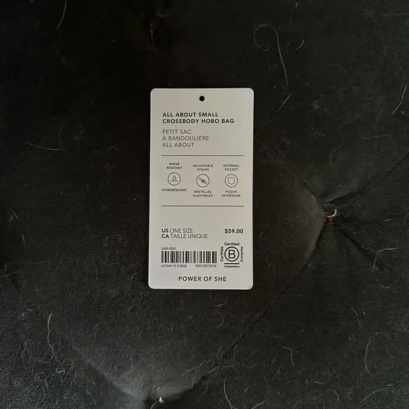 Athleta All About Small Crossbody Hobo Bag in Redwood - Picture 2 of 10